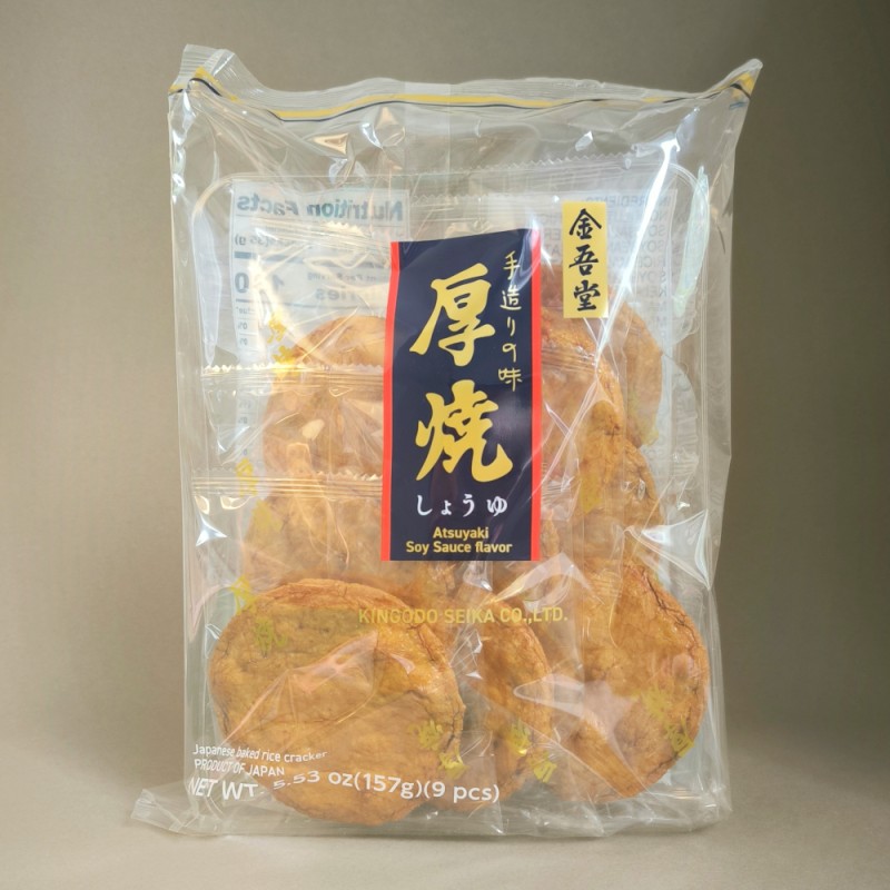 Atsuyaki Senbei Soy Sauce 157G